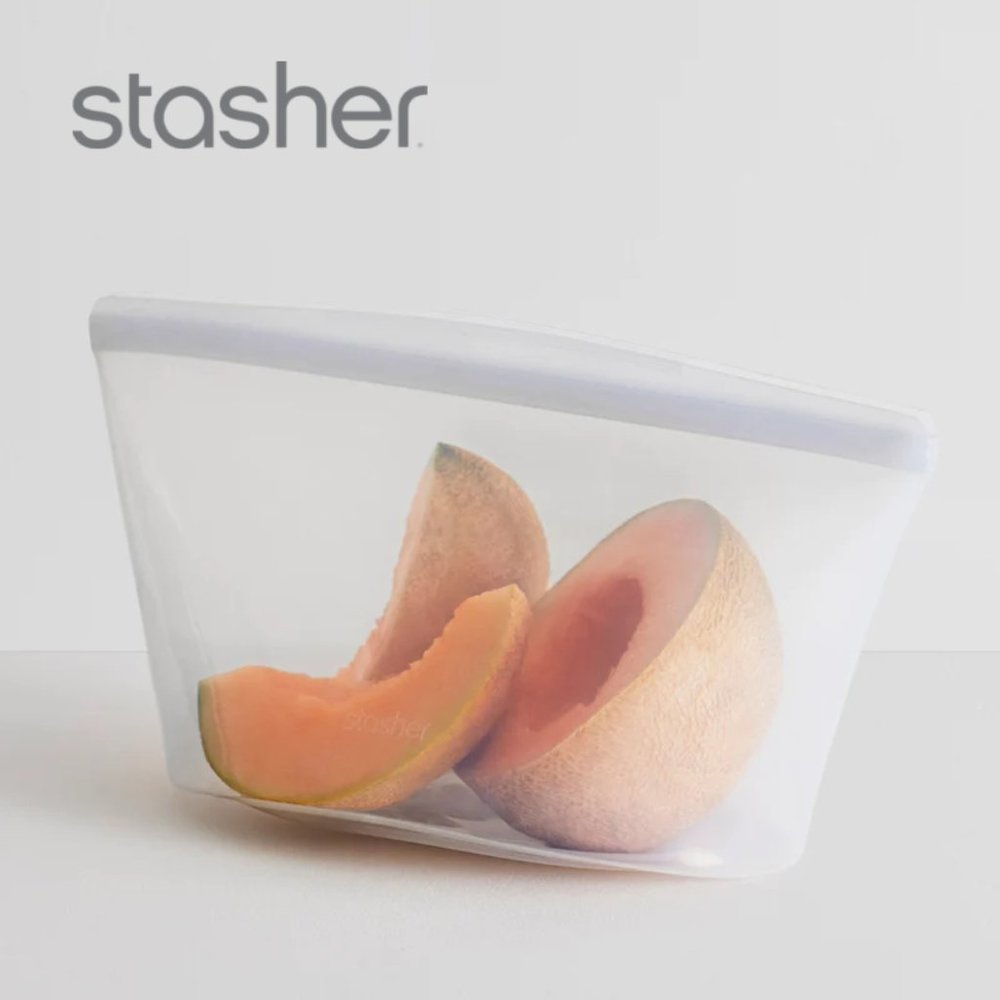 Stasher Reusable Silicone Bag 8-CUP BOWL - Clear
